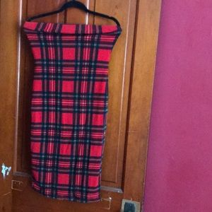 SOLD!!!!!  Red plaid dress!